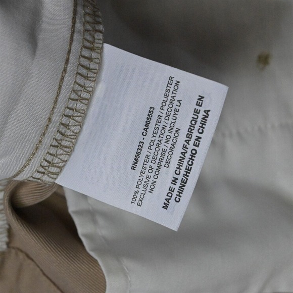 Nike Golf 36 x 30 Khaki Dri‎ Fit 407193 Tech Straight Dress Pants - Picture 4 of 7